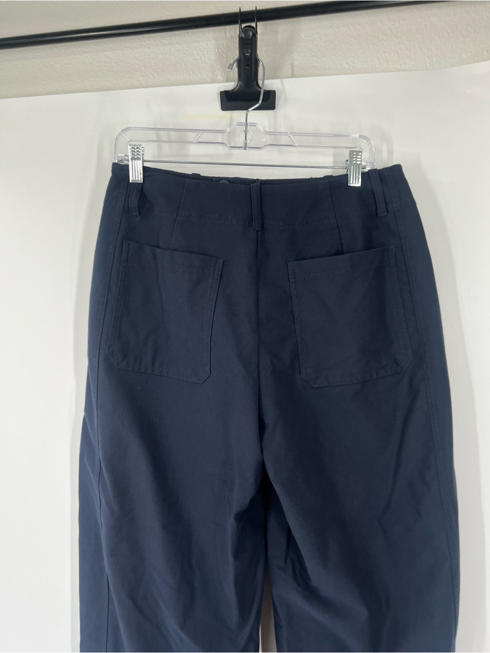 Athleta Skyline High Rise Barrel Leg Pants in Navy - Picture 6 of 9